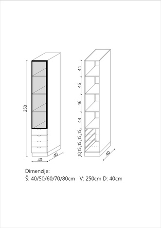 MATA ORMAN ALU 60 1K/1VR/4F/4P