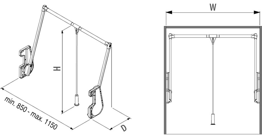 Lift mehanizam za košulje i sakoe M 1883