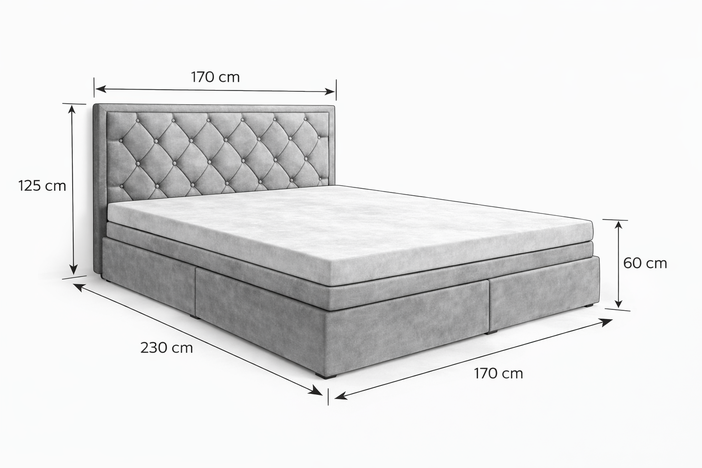 Francuski ležaj HANA 2301