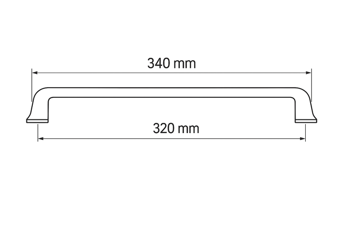 Fabricio Black 320mm 1658