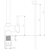 Inox slavina LETE BKU-068D 1143