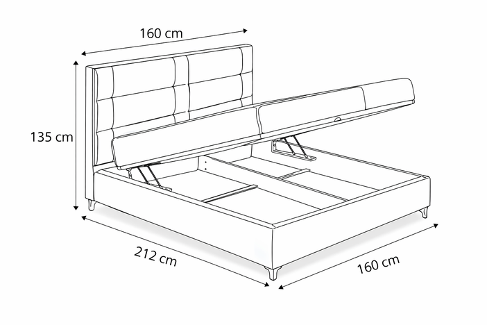 Francuski ležaj ELIT LUX 2324