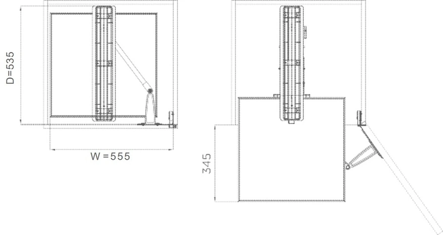 Džambo ostava sa usporivačem 6korpi XL 2094