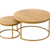 Klub stolovi set Z Charleston hrast 2148