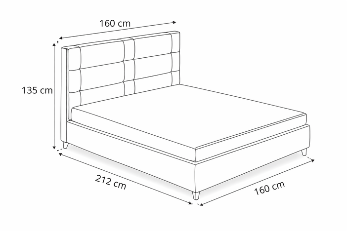 Francuski ležaj ELIT LUX 2325