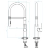 Inox slavina SHIRE BQH-G78D 582