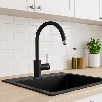 SCHOCK Granitna slavina PLUTOS ONYX