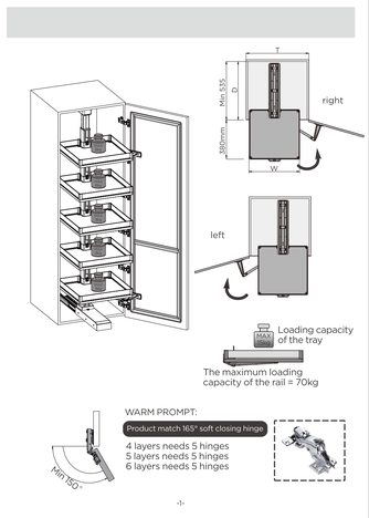 Džambo ostava sa usporivačem 5 korpi 2085