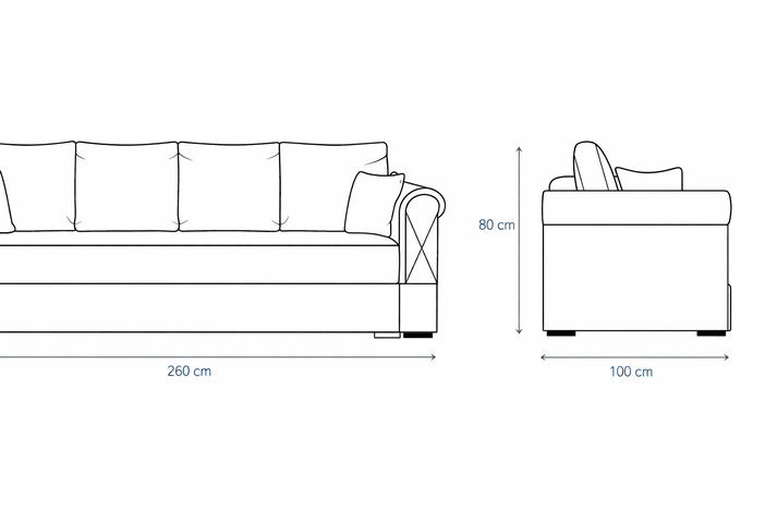 Grof ležaj GRAND 2358