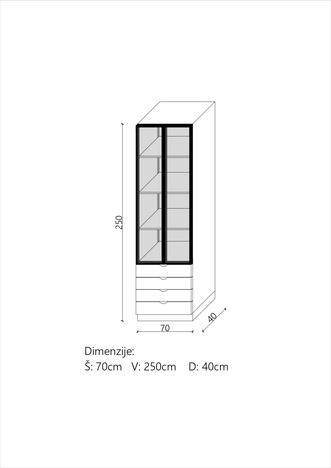 MATA ORMAN ALU 70 2K/2VR/4F/4P 378