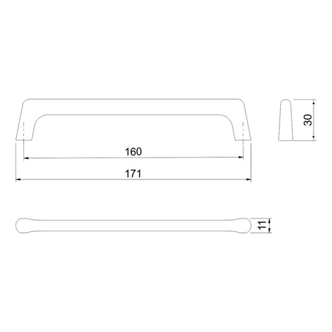 Octavio crno 160mm 1333