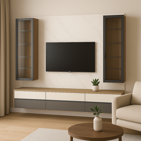 TV SET NERO 1663