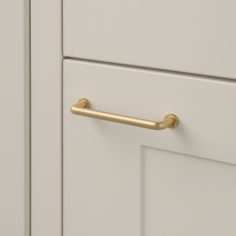 GTV Nord brušeno zlato 128mm