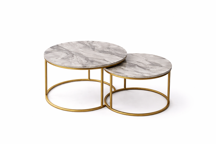 Klub stolovi set Z Sivi mermer 2142