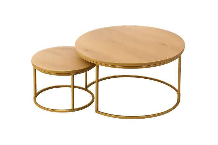 Klub stolovi set Z Charleston hrast 2148