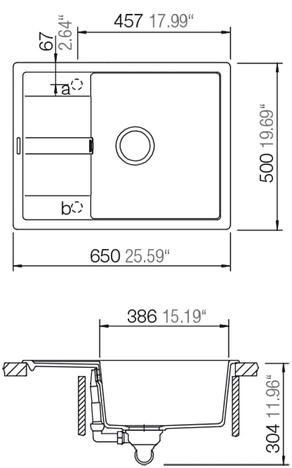 Sudopera RONDA D100L onyx 451