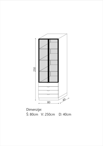 MATA ORMAN ALU 80 2K/2VR/4F/4P 380
