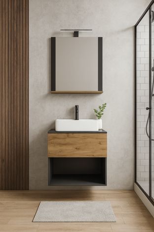 KUPATILSKI ELEMENT WOOD&BLACK 1008