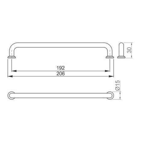 Nord crno 192mm 1324
