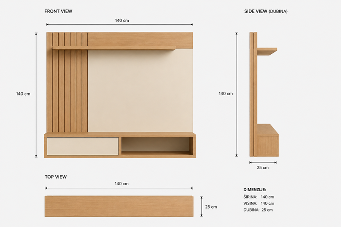 TV SET ARDENA 2516