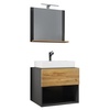 KUPATILSKI ELEMENT WOOD&BLACK