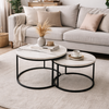 Klub stolovi set  Beli Mermer Terra 2129