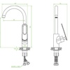 Inox slavina TIERRA BAJ-968D 946