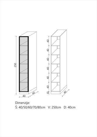 MATA ORMAN ALU 40 1K/1VR/P