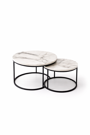 Klub stolovi set  Beli Mermer Terra 2130