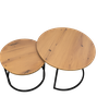 Klub stolovi set Charleston hrast 2136