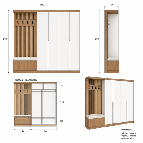 PREDSOBLJE NANDIA 2495