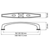 Antik bronza 128mm 1417