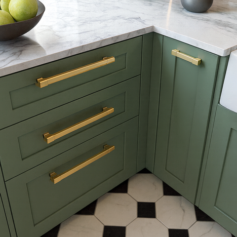 Imperial brušeno zlato 192mm 1362