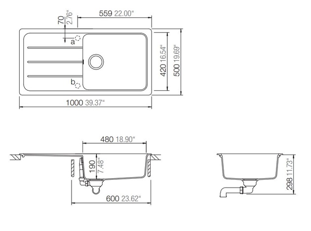 Sudopera FORMHAUS D100L sabbia 389