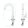 Inox slavina DIMA BQD-768D 965