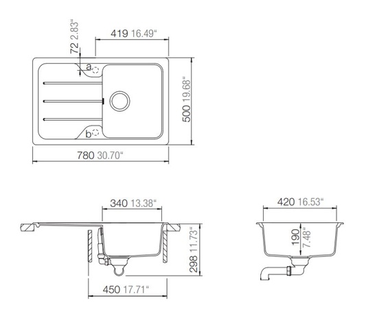 Sudopera FORMHAUS D100S onyx 393