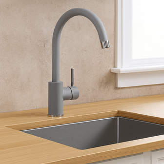 SCHOCK Granitna slavina PLUTOS TUŠ CROMA