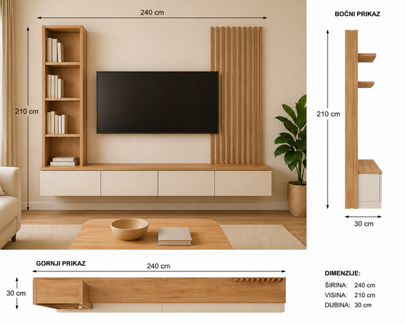 TV SET NANDIA 2532