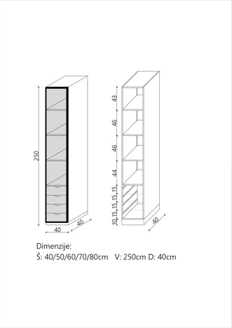 MATA ORMAN ALU 40 1K/1VR/4F/P