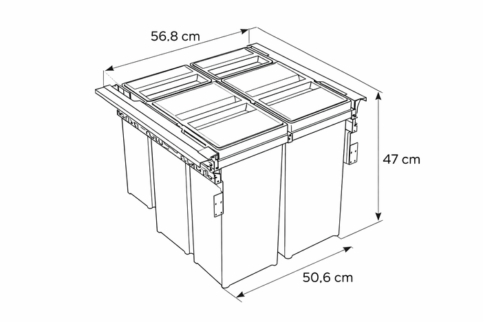Set korpi 4kom 60l 2059