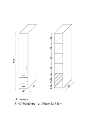 MATA ORMAN 60 1K/1VR/4F/P