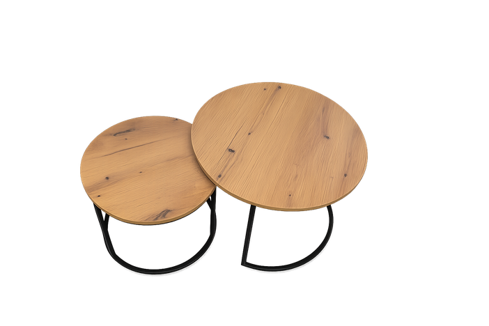 Klub stolovi set Charleston hrast 2136