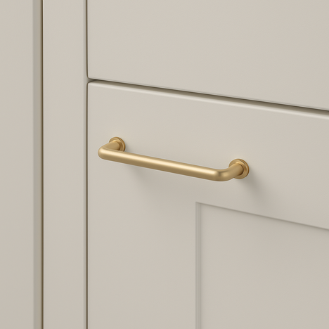 Nord brušeno zlato 128mm 1277