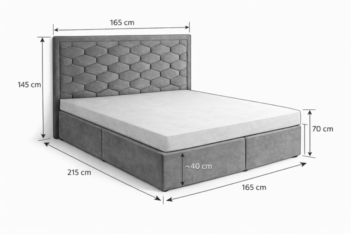 Francuski ležaj MADRID 2298