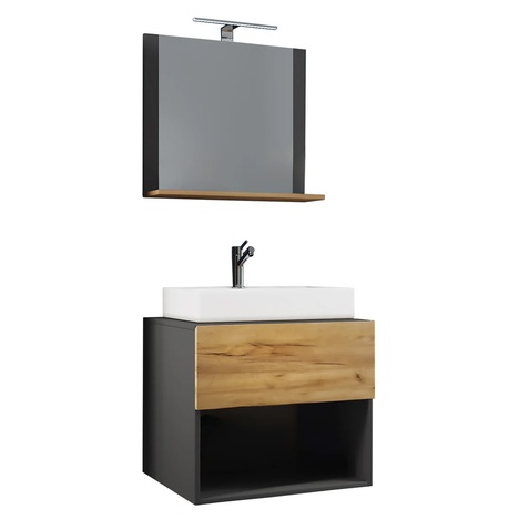 KUPATILSKI ELEMENT WOOD&BLACK